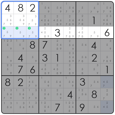 sudoku hidden pair